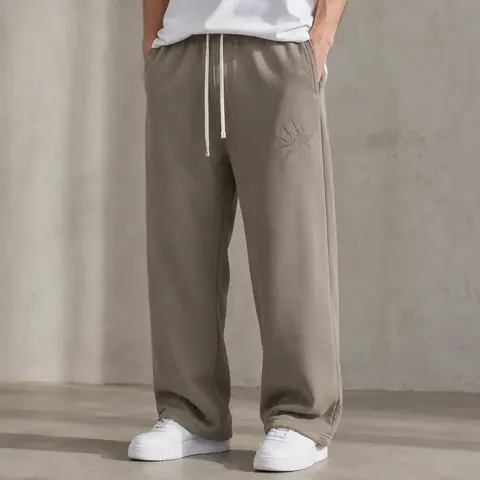 350GSM fleece straight-leg joggers