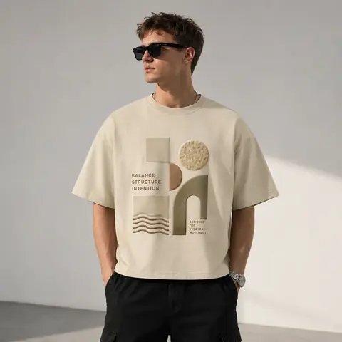 275GSM boxy fit cotton T-shirt